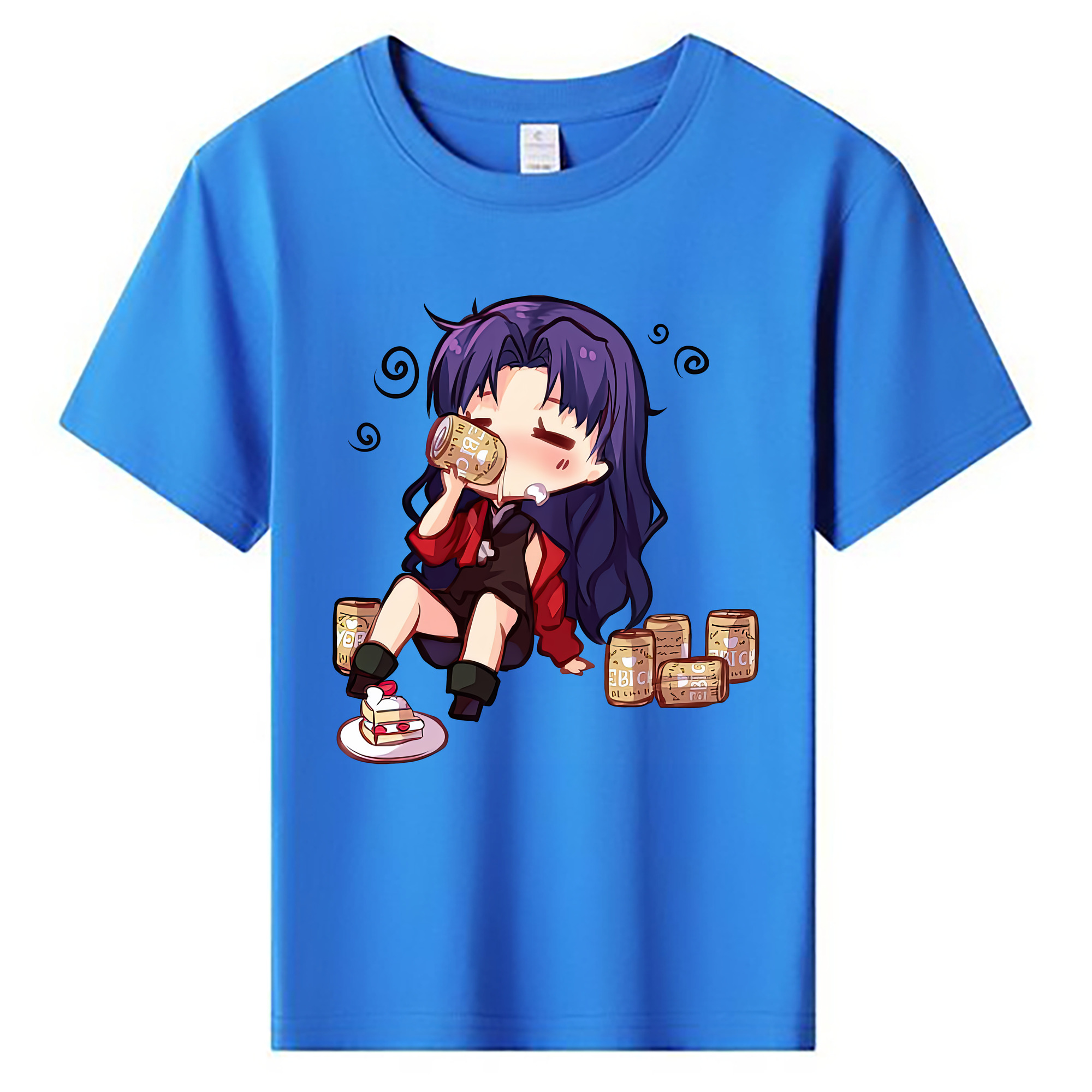 （画像用） EVA 新世紀エヴァンゲリオン 綿100％キッズTシャツ（フロントプリント）